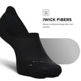 thumbnail image 2 of Feetures Elite Light Cushion Invisible Socks - Anti-Slip Sport Sock Liner with Targeted Compression - Black, M (1 Pair), 2 of 8