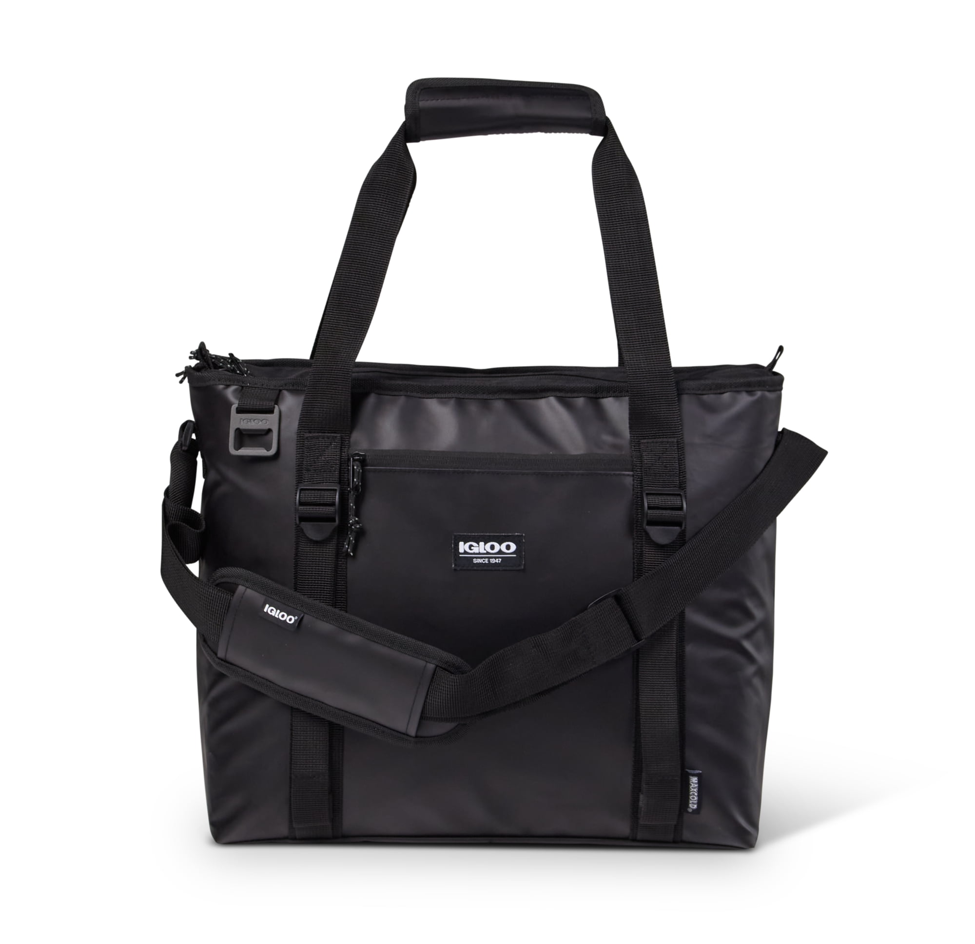 Gray/Black Igloo MaxCold 16-Can Tote Cooler 