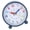 A, variant on Colorful Not Ticking Alarm Clock Analog Learning Clock For Children Students With Clear Number And Night Light Function