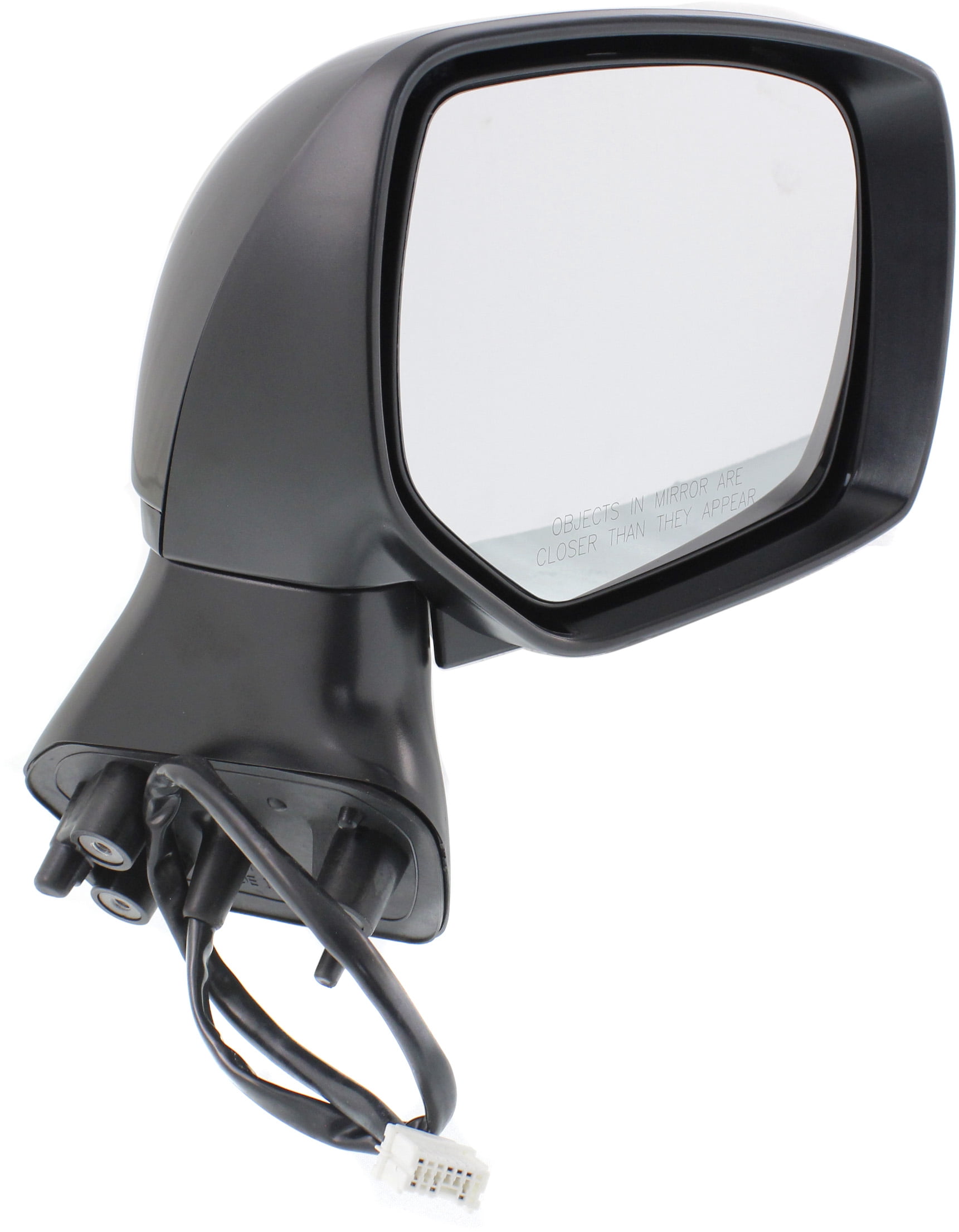 Mirror Compatible With 2014-2018 Subaru Forester Right Passenger Side 1 Paintable and Textured Black Cap Kool-Vue
