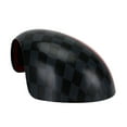 thumbnail image 4 of 2x Housses de Miroir à Carreaux Noir/gris Rouge pour MINI Cooper R55 R56 R57, 4 of 11