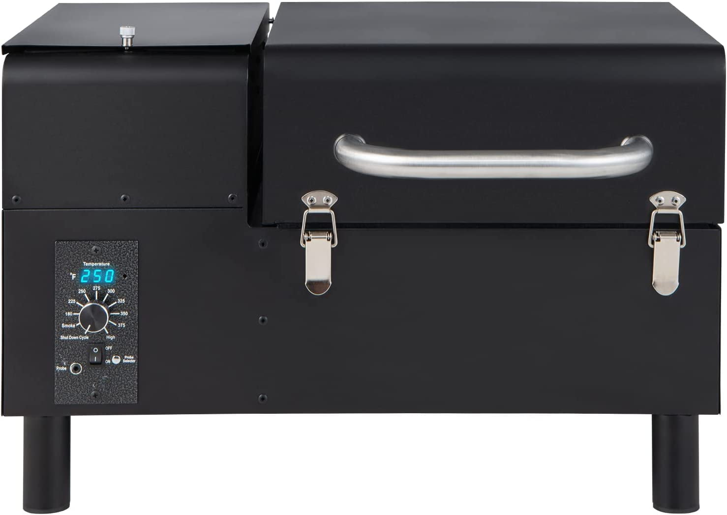 Portable Pellet Smoker Grill, 8 in 1 Tabletop Outdoor BBQ Grilling