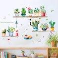 thumbnail image 1 of Cute Cactus Pattern Self Adhesive Wall Sticker for Living Room Bedroom Wardrobe Porch Decor, 1 of 7