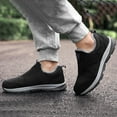 thumbnail image 2 of Walking Boots Womens Mens Comfort Athletic Fleece Lined Warm Slip on Winter Snow Work Ankle Booties, 2 of 7