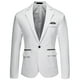 thumbnail image 1 of Traje de hombre entallado de un solo pecho, moda juvenil, informal, para banquete de boda, chaqueta, 1 of 6