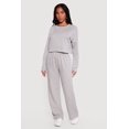 thumbnail image 2 of Women's Cropped Pullover Sweatshirt with Thumbholes, 2 of 4