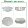 thumbnail image 5 of 10 Pack Clear Plant Saucer Drip Trays for Indoors Outdoors, 8 in Plastic Flower Plant Pot Saucer, 5 of 6