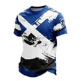 thumbnail image 3 of 2026 Soccer Cup Raglan Short Sleeve T-Shirt for Men, Crew Neck Jersey - Scottish Blue Lion & Tartan Graphic Print Athletic Top for Daily Wear & Party Light Blue XXL, 3 of 5