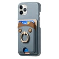 thumbnail image 2 of Case for FOXDOCK iPhone 11 Pro Max , Leather, Bear Ring, Card Holder, 2 of 4