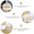 thumbnail image 3 of EeaseCA 1pc Microwave Oven Steamer Round Steam Rack Microwave Oven Steamer Container, 3 of 7