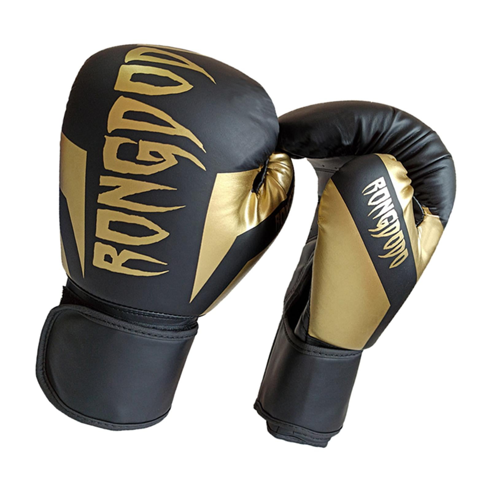 Vensio -6oz Children's Boxing Gloves for Training and Exercise, Professional PU Leather Sparring Mitts for Kids Aged 6-18, Breathable Boxing Mitts with Wrist Support Black