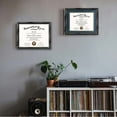 thumbnail image 6 of GraduationMall Certificate Documents Diploma Frame Black Real Wood with Navy Blue Mat 8.5 x 11 /11 x 14, 6 of 6