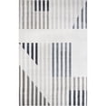thumbnail image 2 of nuLOOM Robbi Modern Striped Area Rug, 3' x 5', Light Gray, 2 of 9