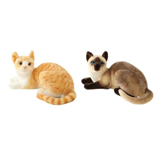 2x Lindo Animal de Peluche Gato Abrazando Gato Almohada Habitación de Los Niños Día de San Valentín