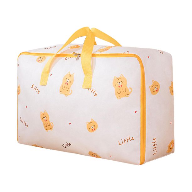 Bolsa de embalaje móvil de viaje con capacidad, bolsa de almacenamiento de edredón para jardín de infantes, bolsa de edredón de dibujos animados, gruesa, grande