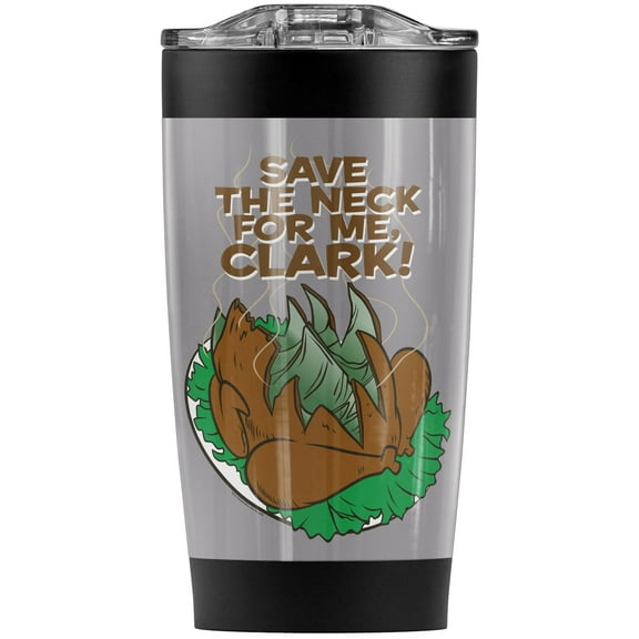 Christmas Vacation/Save The Neck Stainless Steel Tumbler 20 oz Coffee Travel Mug/Cup, Vacuum Insulated & Double Wall with Leakproof Sliding Lid | Great for Hot Drinks and Cold Beverages