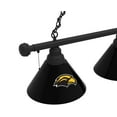 thumbnail image 2 of University of Southern Mississippi 3 Shade Billiard Light with Black Fixture, 2 of 5