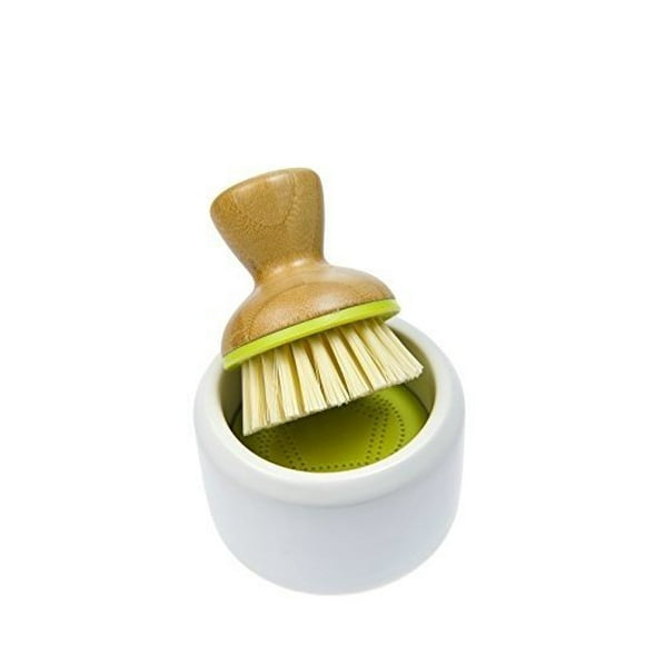 Full Circle Home - Bubble Up Soap Dispenser and Dish Brush Set - White - 1 Count