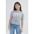 thumbnail image 2 of Universal Studios Wicked Boxy Drop Shoulder T-Shirt Little Kid to Big Kid, 2 of 5