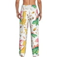 thumbnail image 3 of Kll Mens Pajama Pants For Men,Mens Lounge Pants,Funny Gifts For Men,Men'S Pajama Bottoms-Cute Baby Dinosaurs, 3 of 9