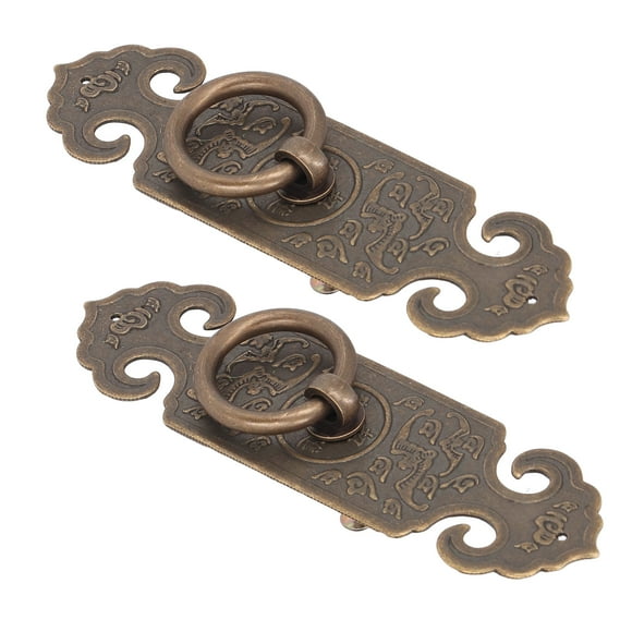 Antique Handle, Drawer Handle Brass Material Exquisite Beautiful For Drawer For Cabinet Door