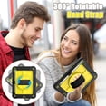 thumbnail image 6 of AVAWO 360° Rotatable Case for iPad (A16) 11th Generation 11 Inch 2025 & iPad 10th Generation 10.9" 2022, Shockproof Rugged Protective Cover with Shoulder Strap/Hand Strap - Yellow, 6 of 9