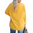 thumbnail image 3 of Women's Plus Size Tops Long Sleeve Crew Neck Oversized T Shirts Loose Casual Tunics, 3 of 9