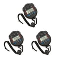 thumbnail image 2 of ZLight Sports Stopwatch Calendar Waterproof Shockproof Timer Clock Judgment Stop Watch Timing Function for Running 79X62X19mm 3Set, 2 of 6