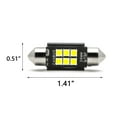 thumbnail image 4 of Xotic Tech 6418 LED Bulb, 36MM Festoon LED Bulb 6000K White Super Bright Car Interior Light, 6-SMD 3030 6411 DE3423 C5W LED Bulb for Dome Map Light Trunk Cargo License Plate Lamp, 4 of 8