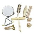 thumbnail image 1 of HILABEE Wooden Music Percussion Toy Early Learning Percussion Toys Montessori Percussion 8pcs, 1 of 8