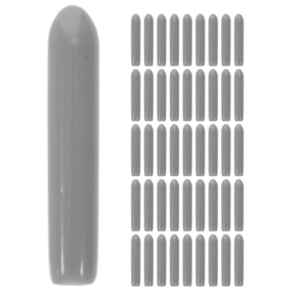 RENACLIPY 50Pcs Dishwasher Rack End Caps Grey Plastic Prong Protectors for Repair and Extended Lifespan