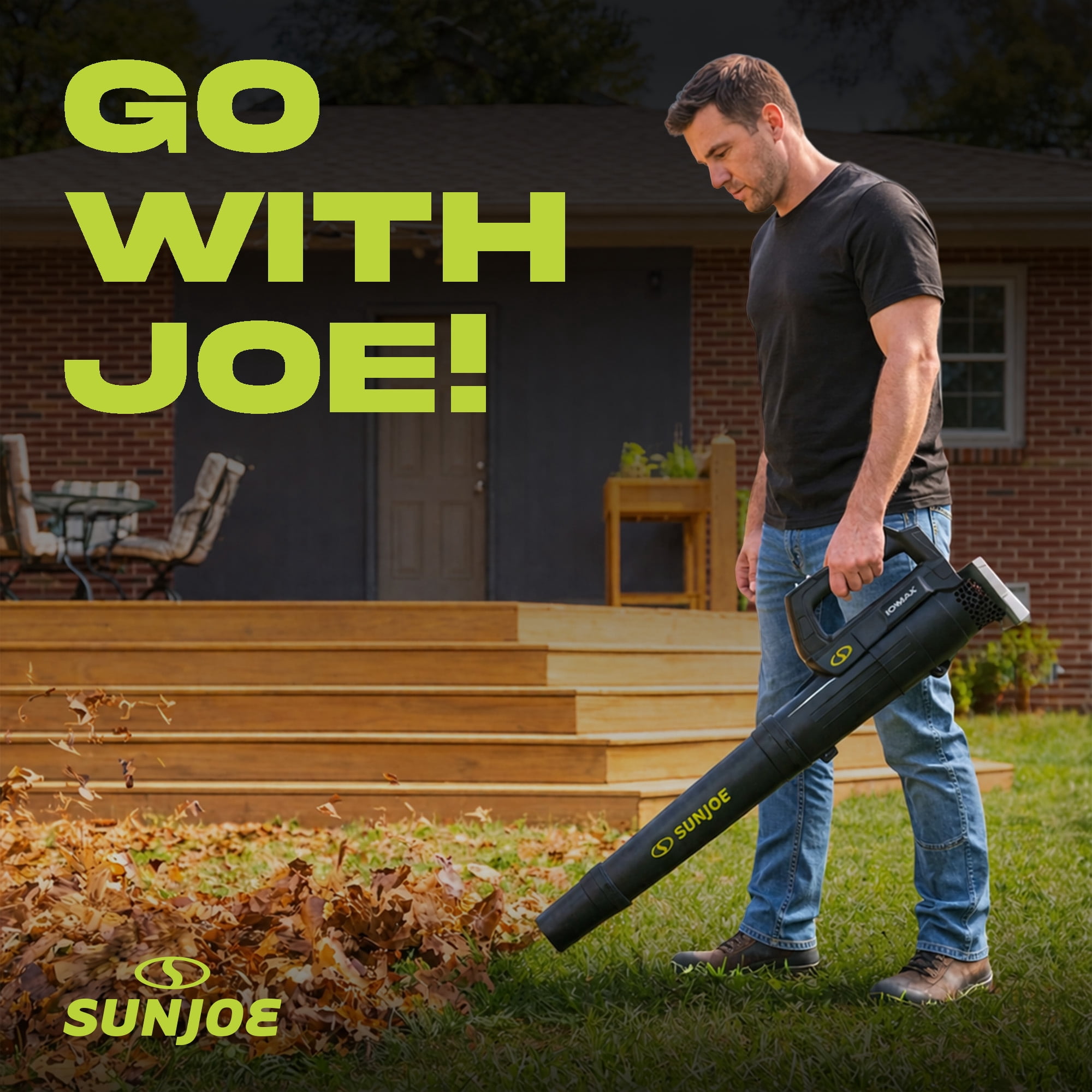 Open Box Sun Joe 24V Jet Leaf Blower Cordless Compact Turbine (Tool Only)
