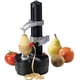 thumbnail image 1 of Pelador de frutas y verduras Pelador de verduras eléctrico de acero inoxidable Fruta para pelador de manzanas Cortador de patatas Máquina peladora automática Negro, 1 of 5