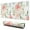 Fleurs Roses, variante sur Tapis de Souris Pêche Jaune Imperméable, Caoutchouc+multispandex Lavable Tapis de Souris pour Bureau Maison Jeu 31.5x15.7 Pouces