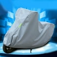 thumbnail image 3 of Dytern Winter,Electric Outdoor Dustproof Cover Motorcycle Hood Sun Block Snowproof Motorbike Protector - Size L (Silver), 3 of 10
