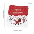 thumbnail image 3 of HongHeng Clearance Under $2.00 Christmas theme Party Tableware Set Disposable Decorative Tableware Paper Set, 3 of 8