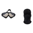 thumbnail image 1 of PC Lens Motor Half Helmet Goggles Glasses And Full Head, 1 of 12