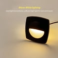 thumbnail image 5 of 12V Waterproof LED Courtesy Light Fixture Black Warm White Recessed Mount 2-Pack, 5 of 5