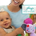 thumbnail image 3 of Infantino Elephant Pull & Shake Jittery Pal, Hanging Linking Toy with Teether, 0-12 Months, Purple, 3 of 7