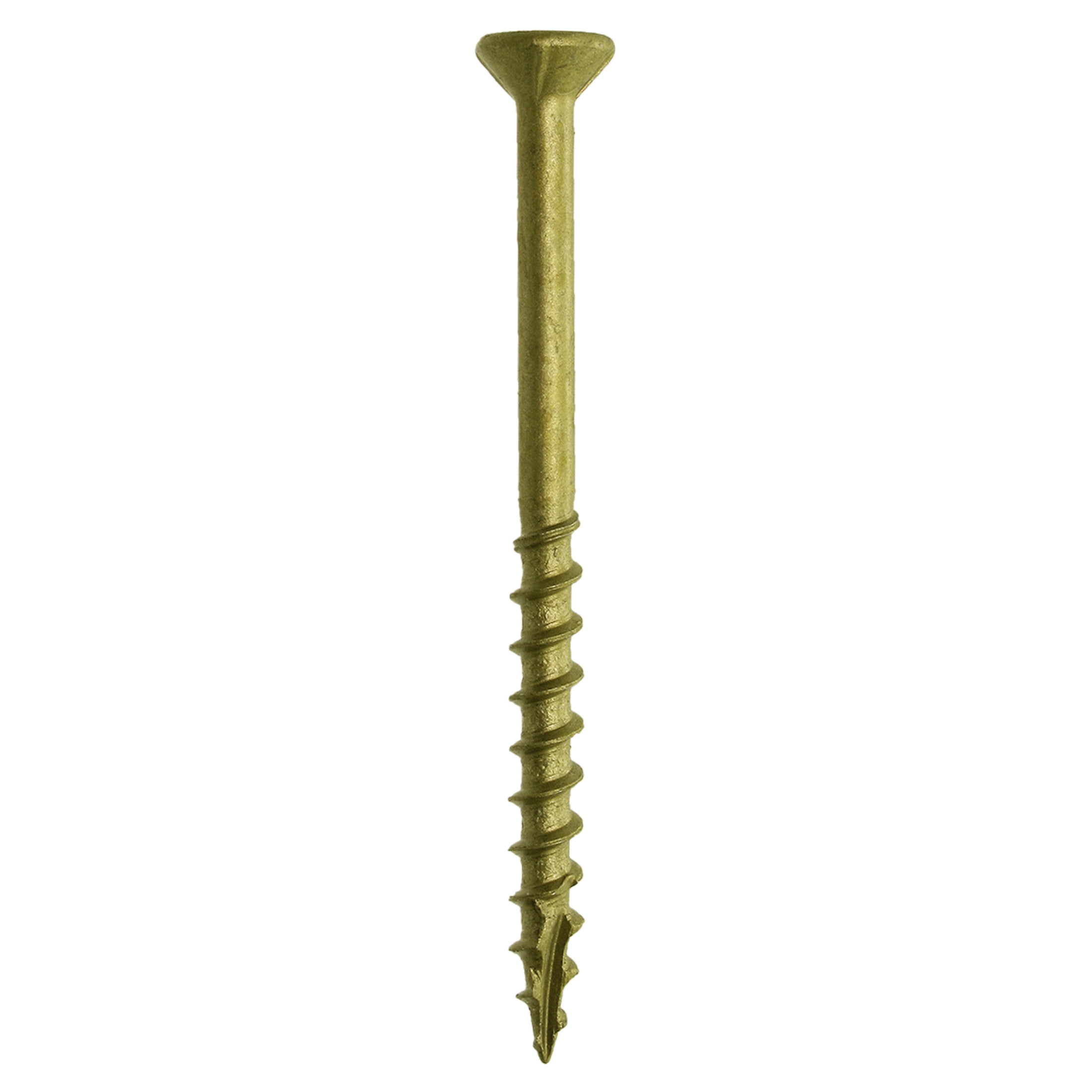 (3 pack) Grip-Rite PrimeGuard Plus #8 x 1-5/8 in. Gold Wood to Wood Deck Screw 67CT