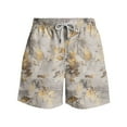 thumbnail image 5 of Jjayotai George Shorts Men Clearance Plus Size Shorts, Men's Fashion Casual Hawaiian Leaf Print Shorts Casual Print Swim Shorts, Mens Shorts Casual, 5 of 5