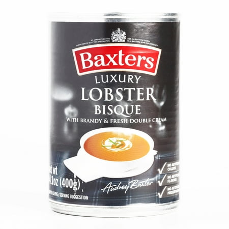 - Baxters Lobster Bisque Soup 12.4 oz each (2 Items Per Order, not per case)