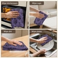 thumbnail image 6 of 2 Pcs Funny Kitchen Towels,Purple Gothic Bat Pattern Microfiber Dish Towels,Kitchen Tea Towels,Kitchen Towel Set (18" X 26"), 6 of 7