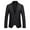 Black, variant on EQWLJWE Mens Slim Fit Suit Blazers Lightweight Sport Coats One Button Color Block Suit Jackets for Wedding Gift for Boyfriend Black M