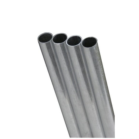 K&S Aluminum Tube 1/4" X 0.049 " X 12" Carded
