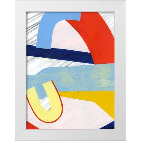 Popp Grace 15x18 White Modern Wood Framed Museum Art Print Titled - Simple Scribbles III