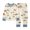 Beige, variant on Weebloom Boy Loungewear Pjs Casual Cartoon Print Pants Autumn Girls 2Y-9Y Nightwear Boys Sleepwear 2-3 Years Beige