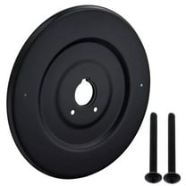 ARCADORA 16090 Shower Trim Kit Matte Black Stainless Steel Escutcheon Plate Cover Easy Install Leak Proof for Chateau