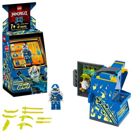 LEGO NINJAGO Jay Avatar - Arcade Pod 71715 Mini Arcade Machine Building Kit (47
