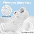 thumbnail image 4 of Ecetana Women's Running Shoes Breathable Mesh Sneakers Lightweight Comfort Walking Tennis Casual Shoes, 4 of 8